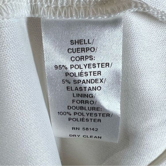 Maggy London black and white color block midi dress size 6 - Picture 8 of 8